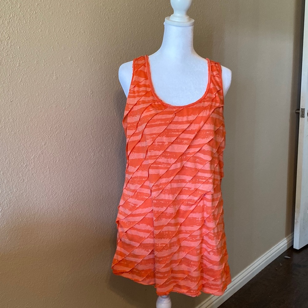 Ruffled tank